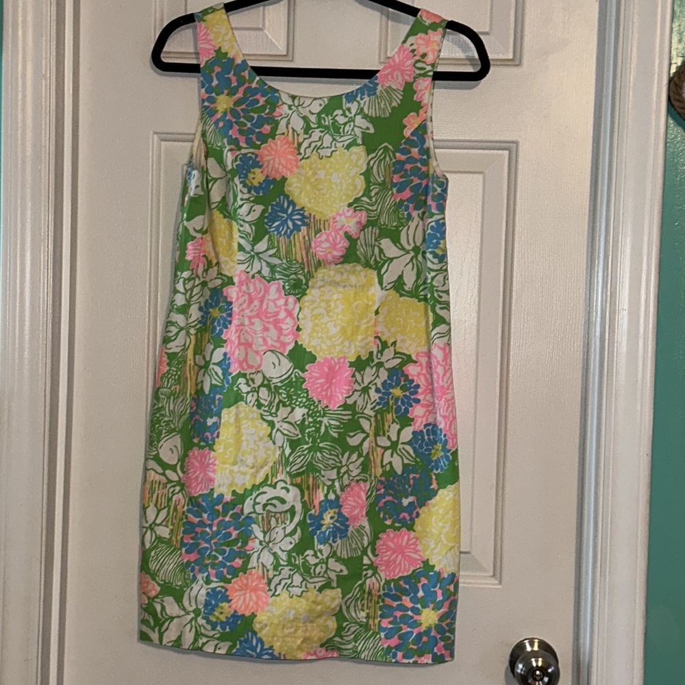 Lilly Pulitzer Cathy Shift Dress in Hibiscus Stroll size 6 - Picture 3 of 6